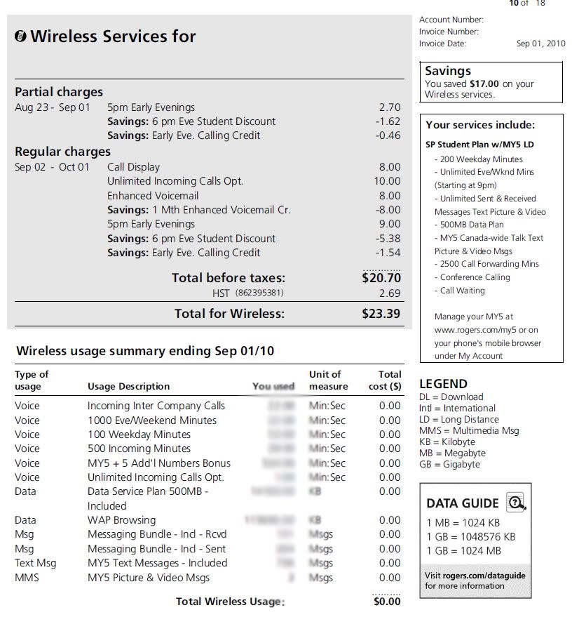 rogers note 20