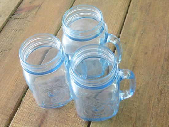 oh louise!,oh louise blog,blue glass jars