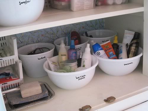 Oh Louise blog,bathroom organizing