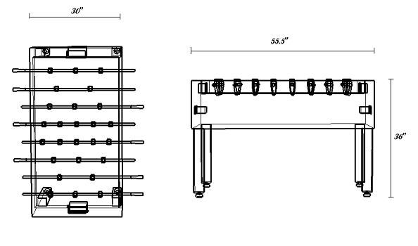 Foosball Table Plans | DIY Woodworking Plans