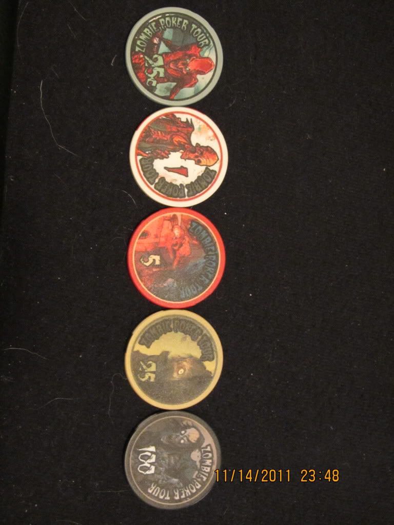 Zombie poker set
