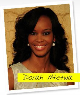 miss south africa 2010 top 12 semi finalists dorah mtetwa