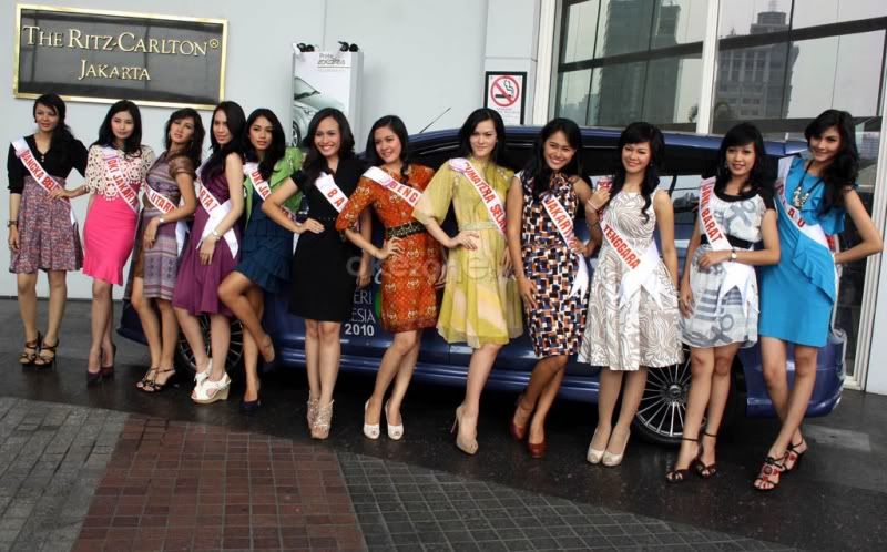 miss puteri indonesia 2011 candidates delegates contestants