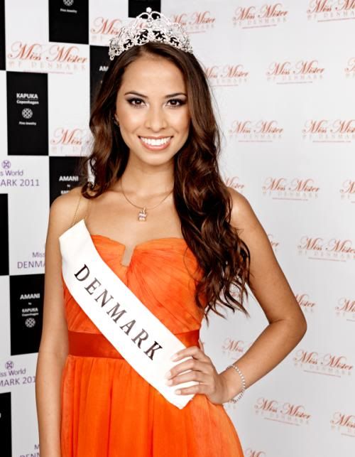 miss world danmark denmark 2011 winner maya padillo olesen