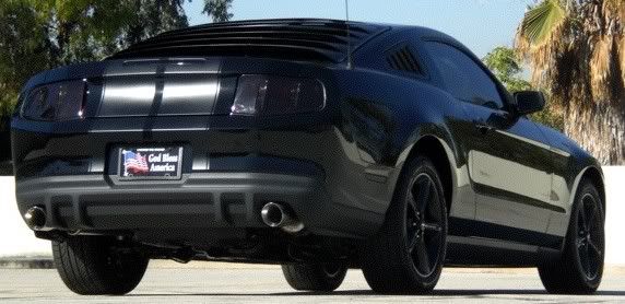 2010Mustangjpg 2010 Mustang With Matte Black Ghost Stripes COOL