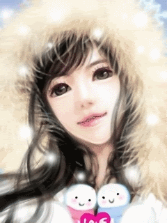 animated kawaii girl Pictures, Images and Photos