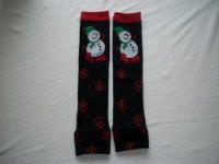Snowman and Snowflakes Baby Leggings