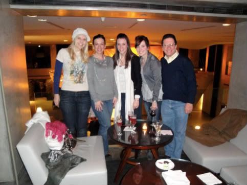 Valerie, Catherine, Brittany, Caitlin & Jeff at Paramount Hotel in NYC