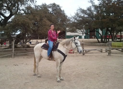 Catherine on horse