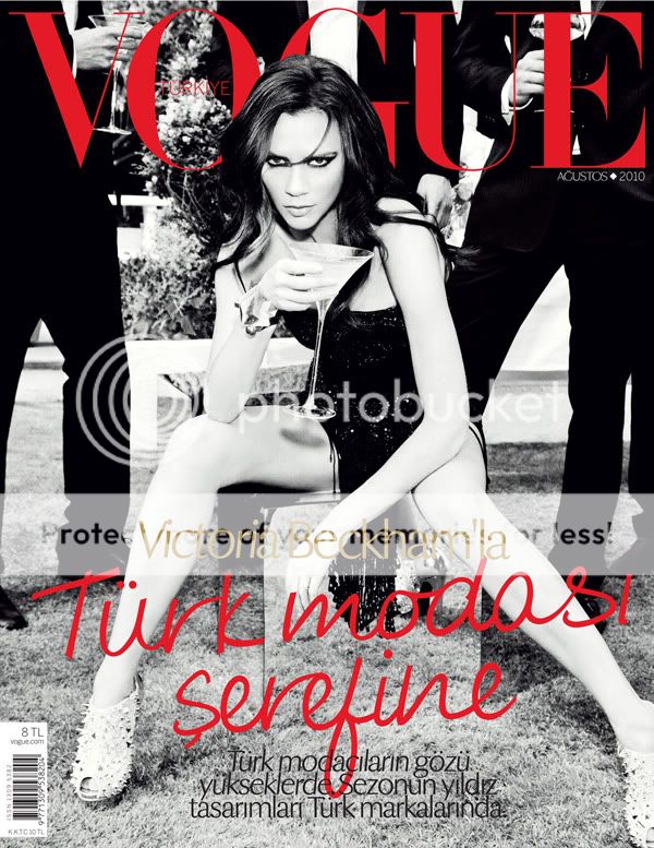 You Style It!: Victoria Beckham on the Cover of Vogue Turkey